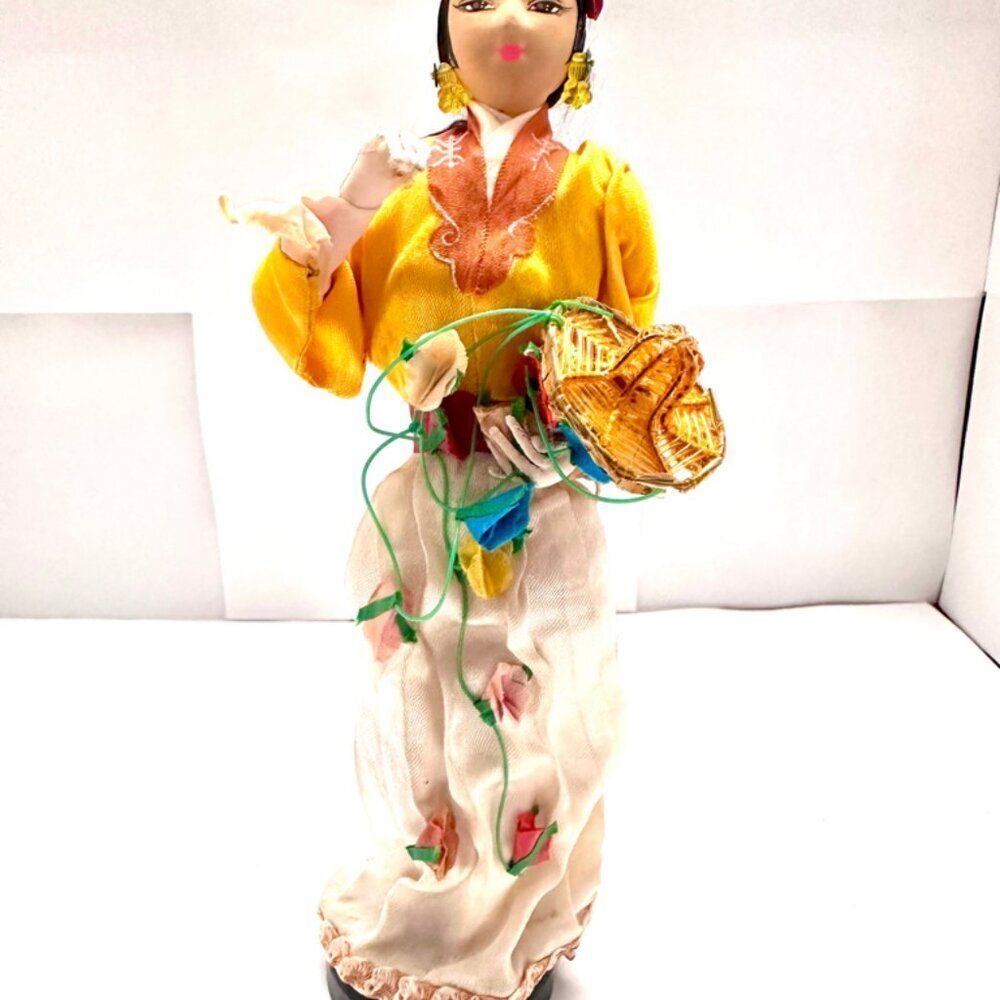 Traditional Asian Doll. Vintage